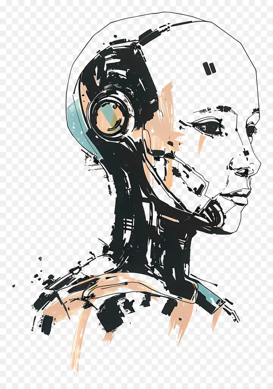 Sophia Robot，Robô PNG
