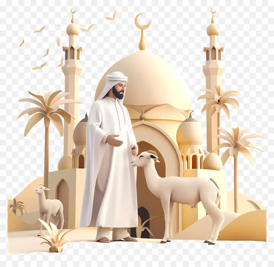 Eid Aladha，Homem árabe PNG