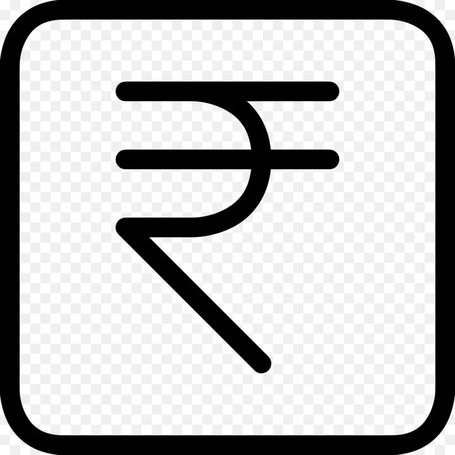 Símbolo De Rúpia，Rupees Símbolo PNG