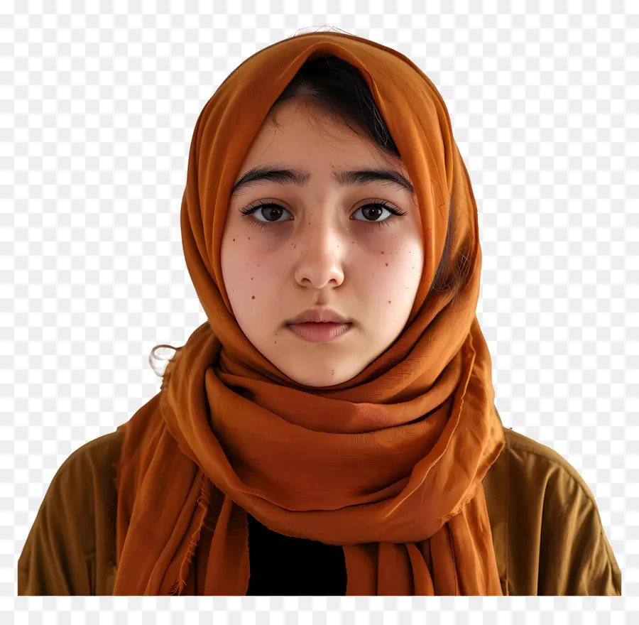 Garota Do Hijab De Verdade，Lenço Na Cabeça PNG