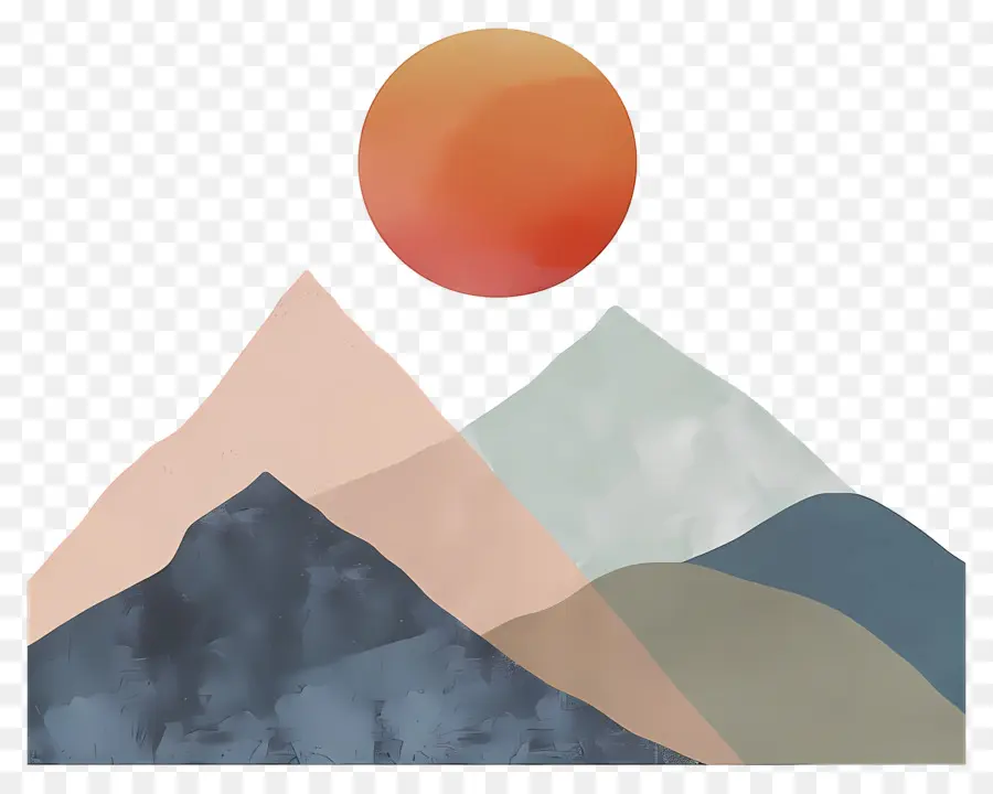 Montanhas，Sunrise PNG