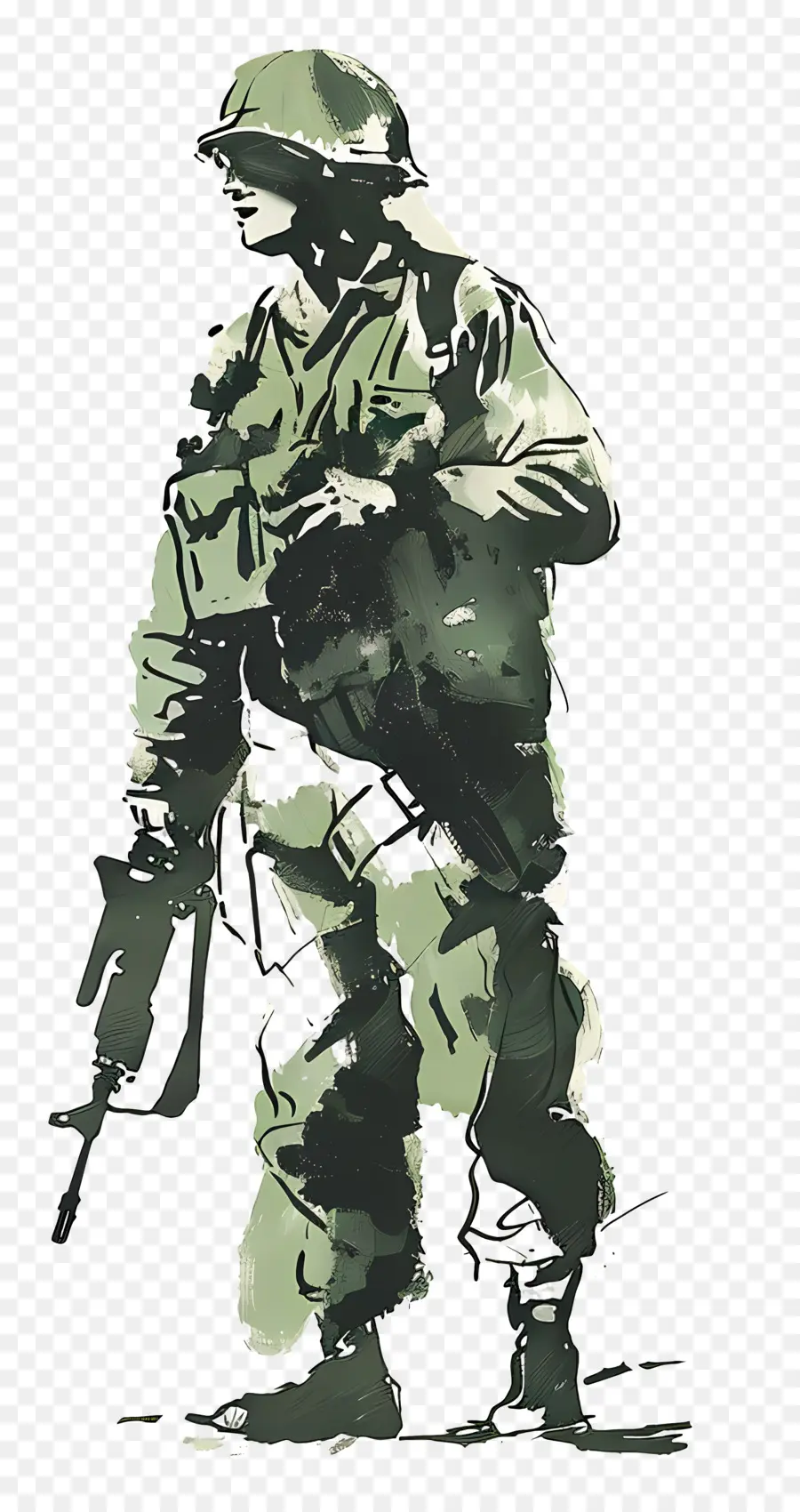 Soldado，Militar PNG
