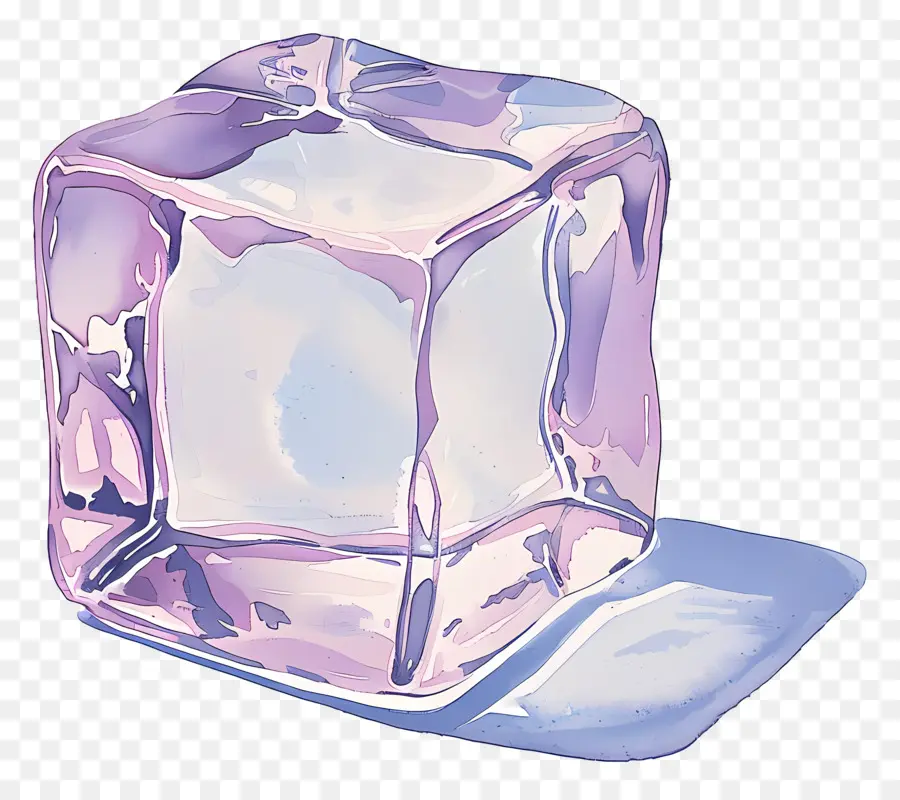 Cubo De Gelo，Bebida Fria PNG
