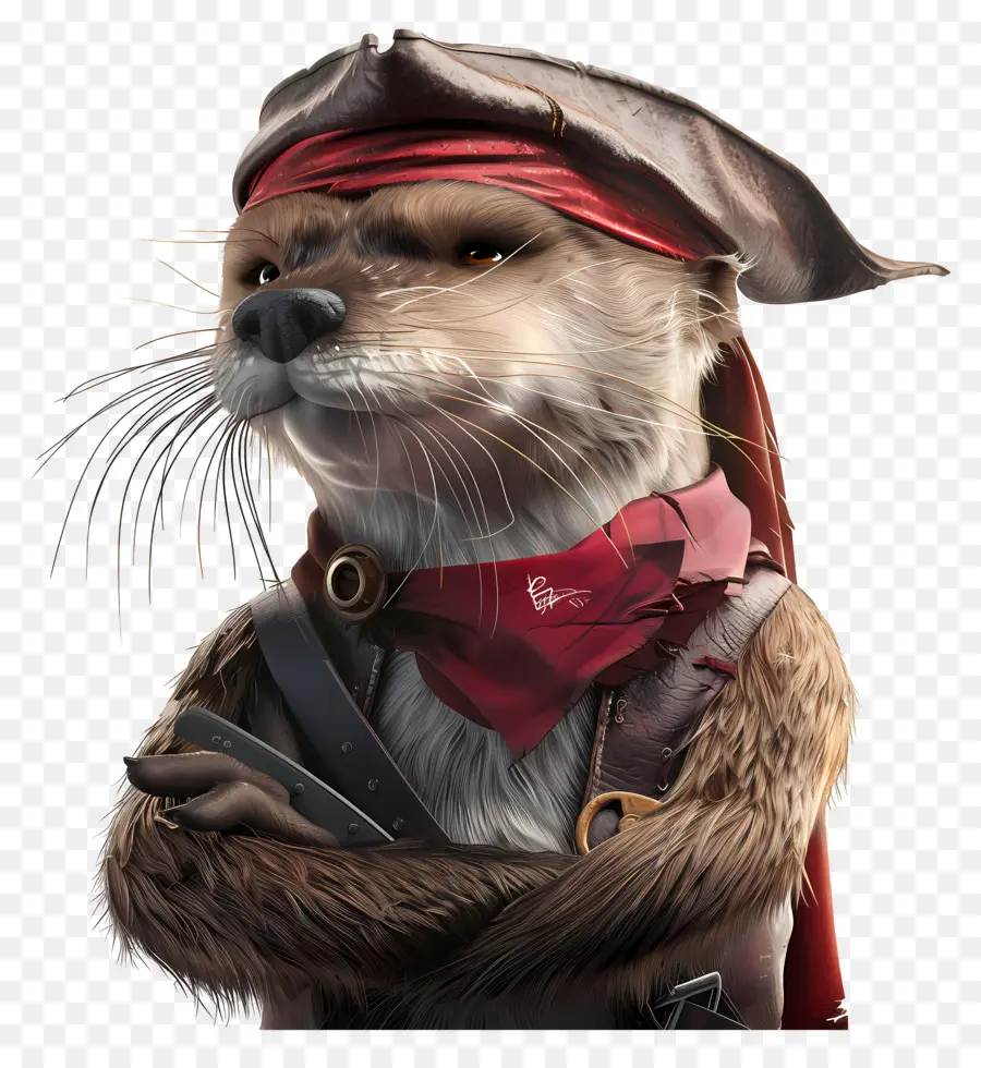 Pirata，Animais Engraçados PNG