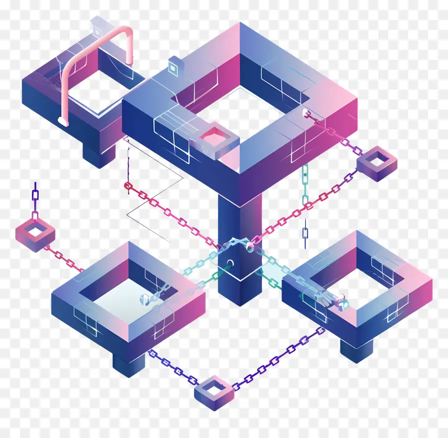 Blockchain，Rede PNG