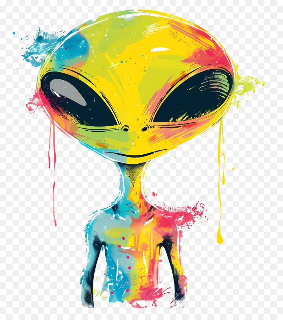 Alien，Vibrante PNG