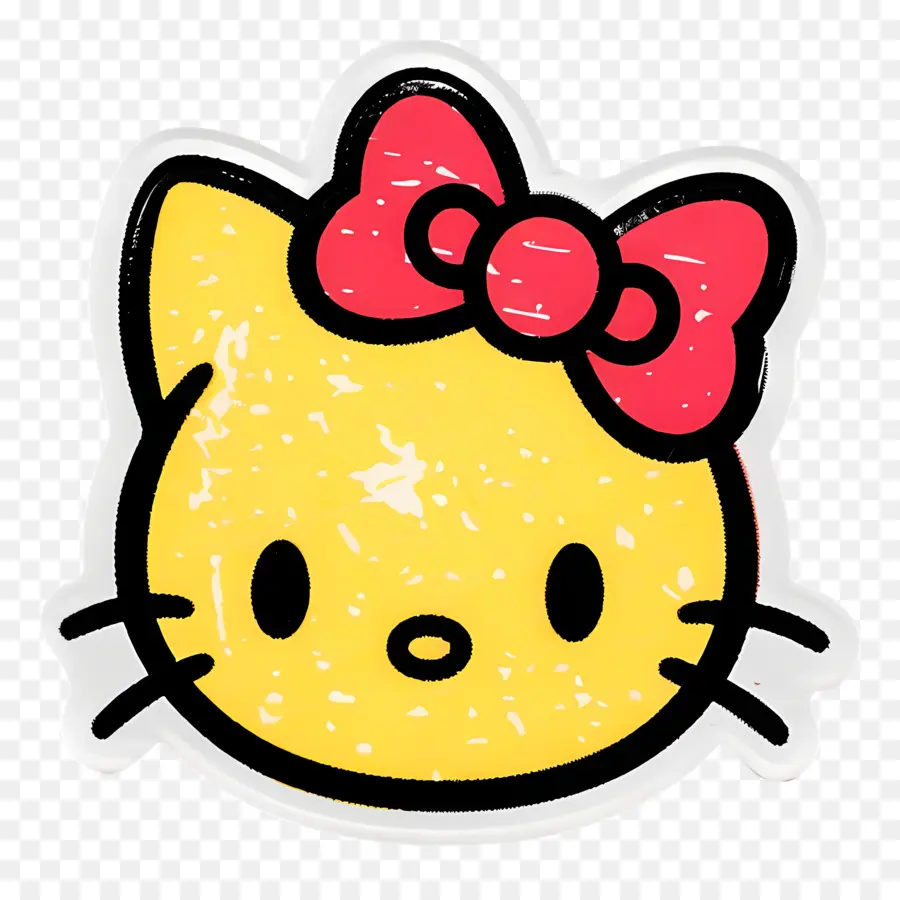 Hello Kitty，Pink Bow PNG