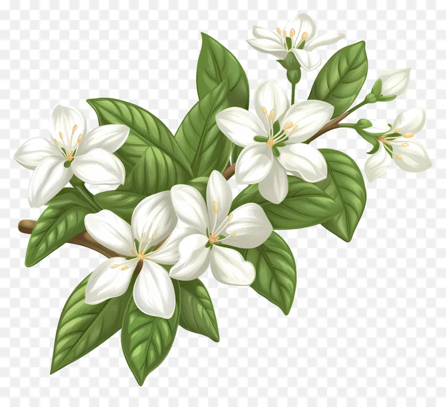 Flores De Jasmim Branco，Blossom White PNG
