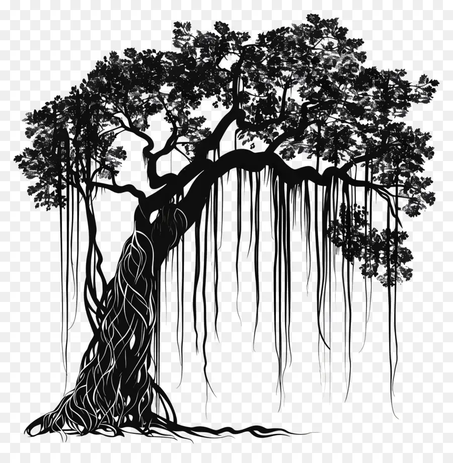 árvore De Banyan，árvore Velha PNG