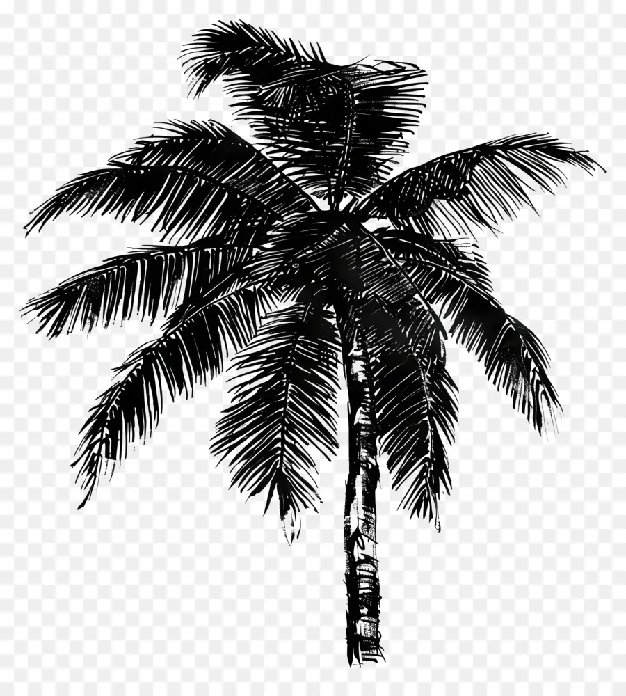 Árvore Negra De Coco，Palmeira PNG