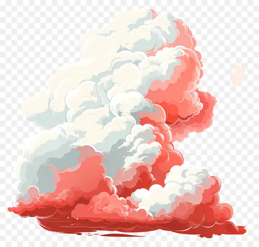 Nuvem Branca，Cartoon Nuvem PNG