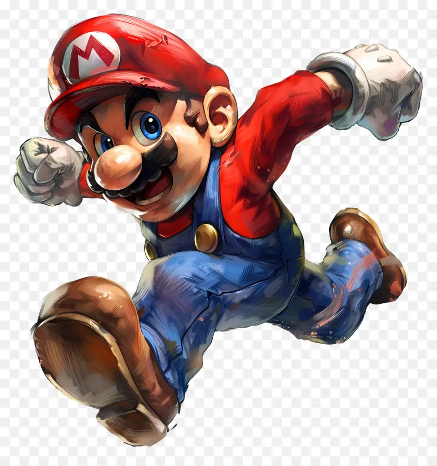 Super Mario，Running Man PNG