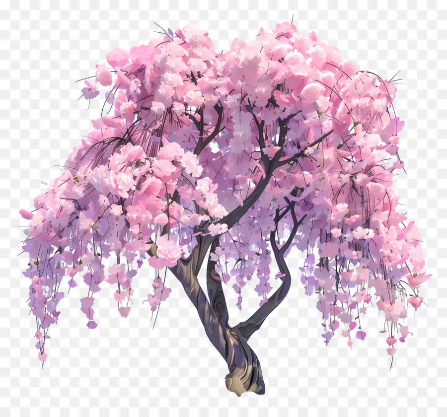 Flor De árvore，árvore Rosa PNG