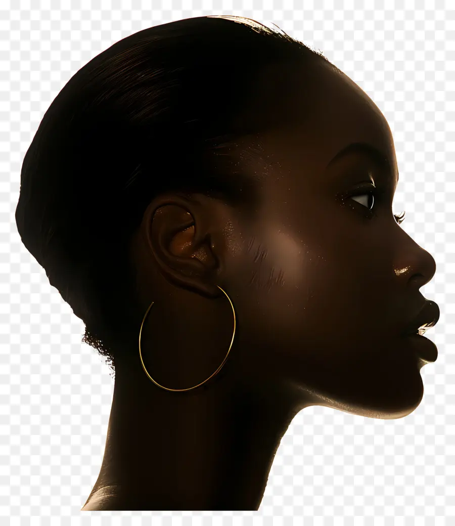 Mulher Negra，Retrato PNG