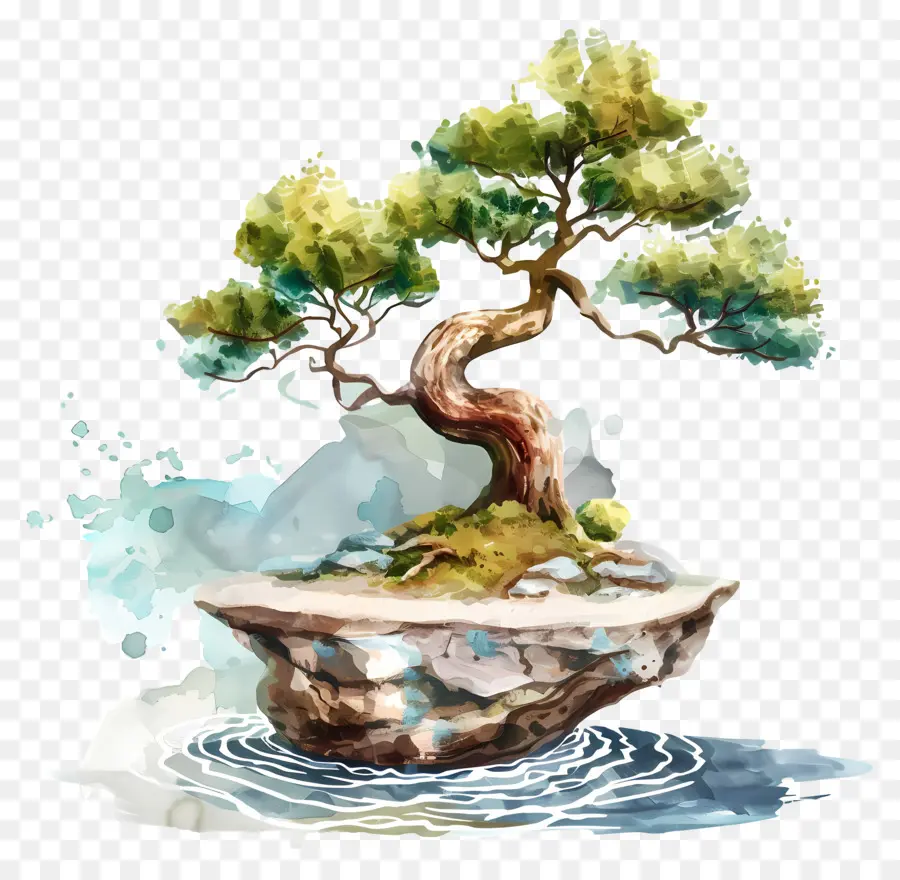 Árvore Bonsai，Miniatura PNG