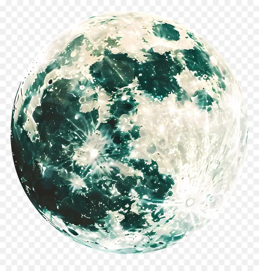 Lua Cheia，Verde Lua PNG