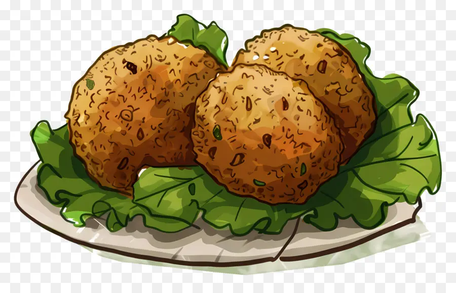 Falafel，Bolinhos Fritos PNG