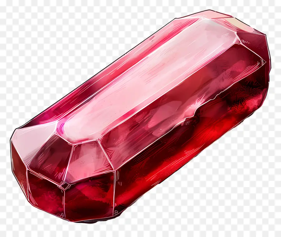 Ruby，Cor De Rosa De Pedra Preciosa PNG