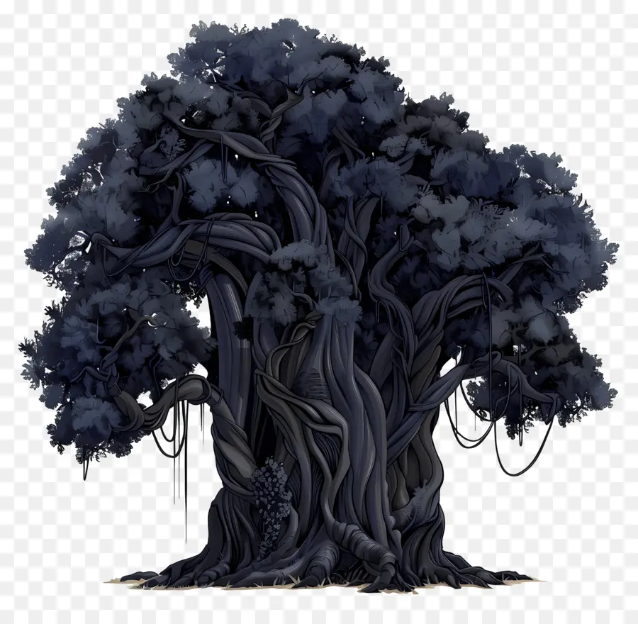 Árvore Black Banyan，árvore Velha PNG