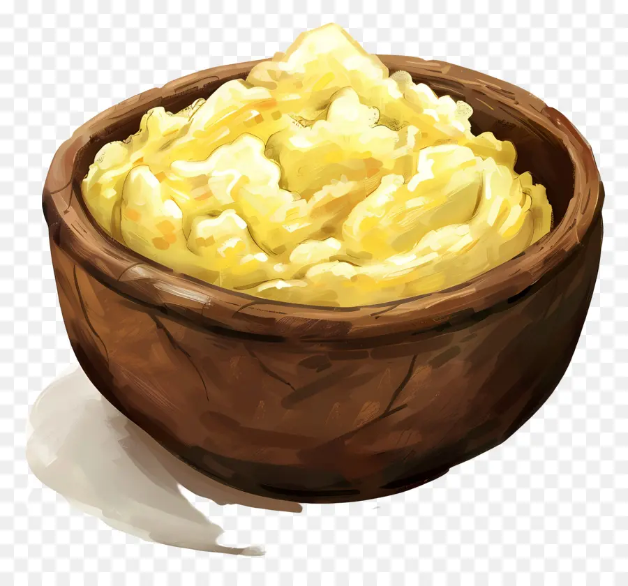 Purê De Batatas，Manteiga PNG