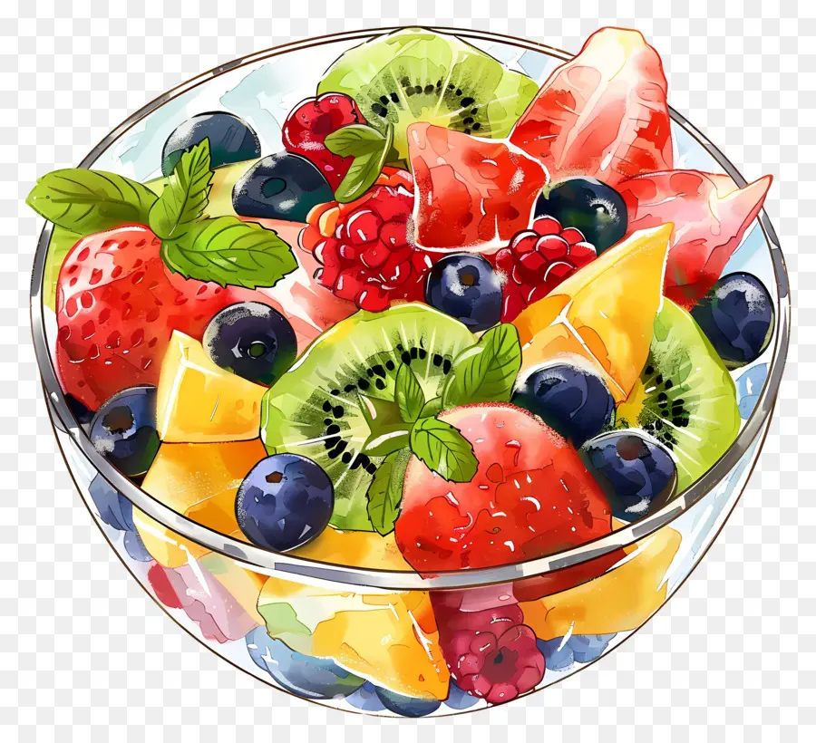 Saladas De Frutas，Fresh Fruit PNG