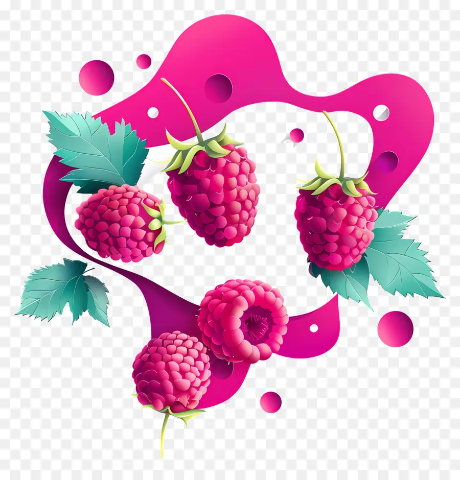 Framboesas，Frutas PNG