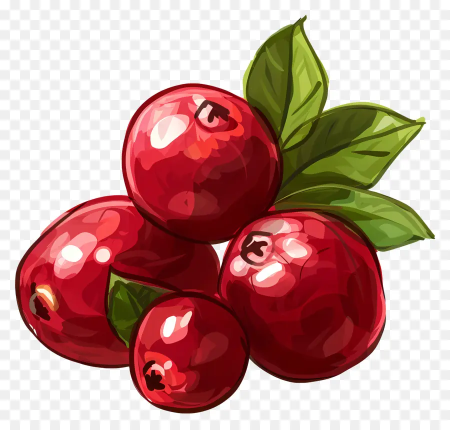 Cranberries，Frutos Vermelhos PNG