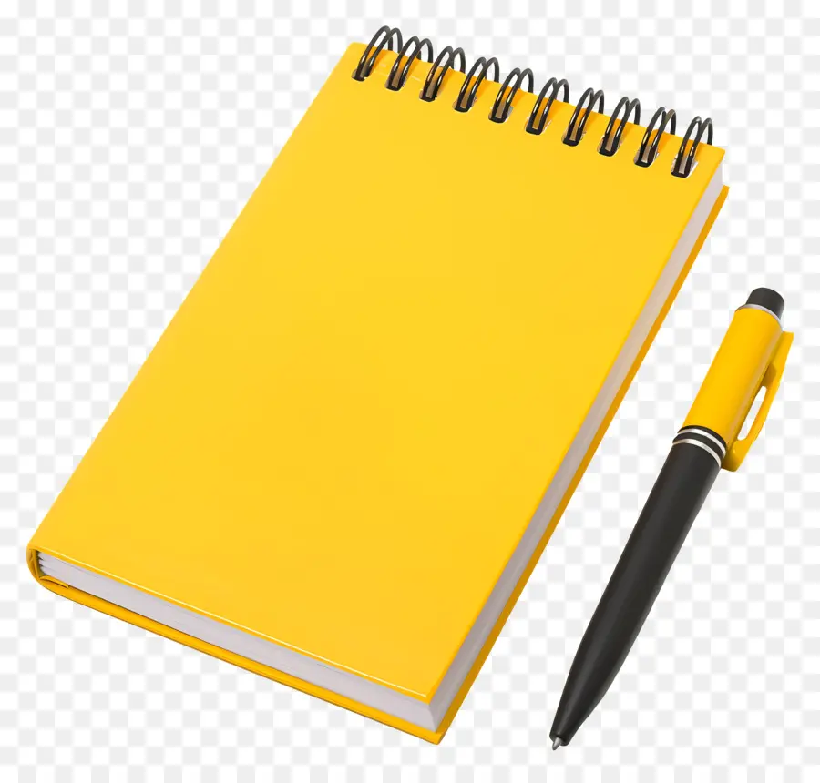 Bloco De Notas，Caderno Amarelo PNG