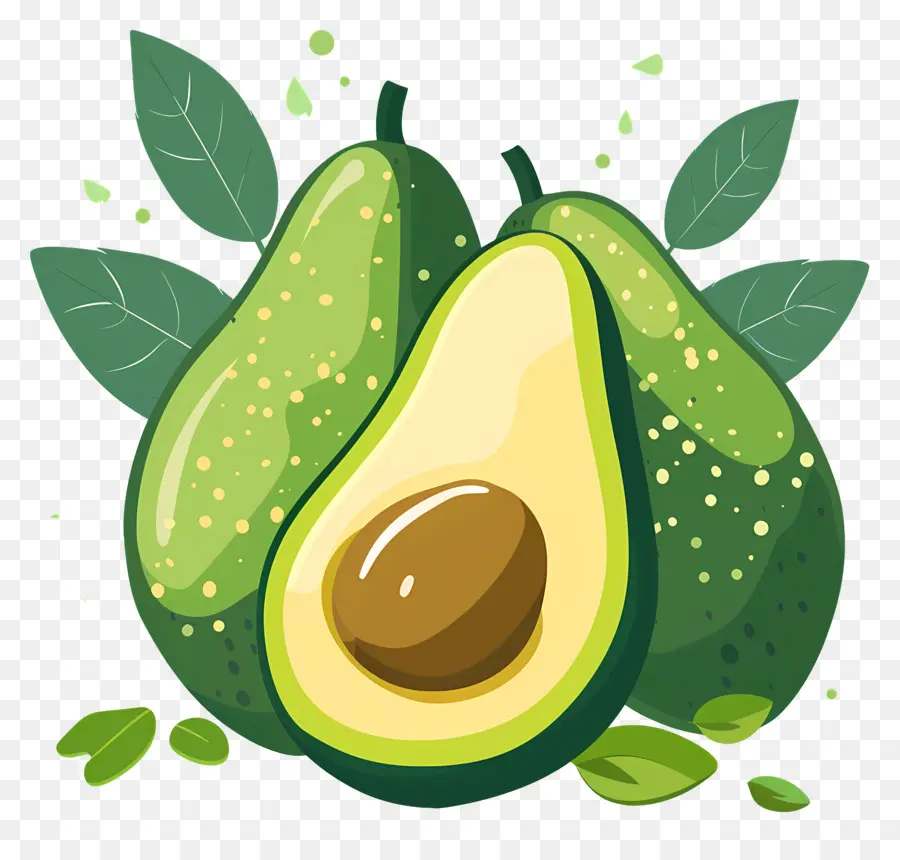 Abacate，Ripe PNG