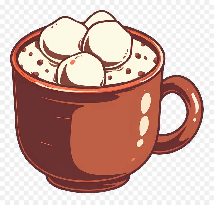 Chocolate Quente，Marshmallows PNG