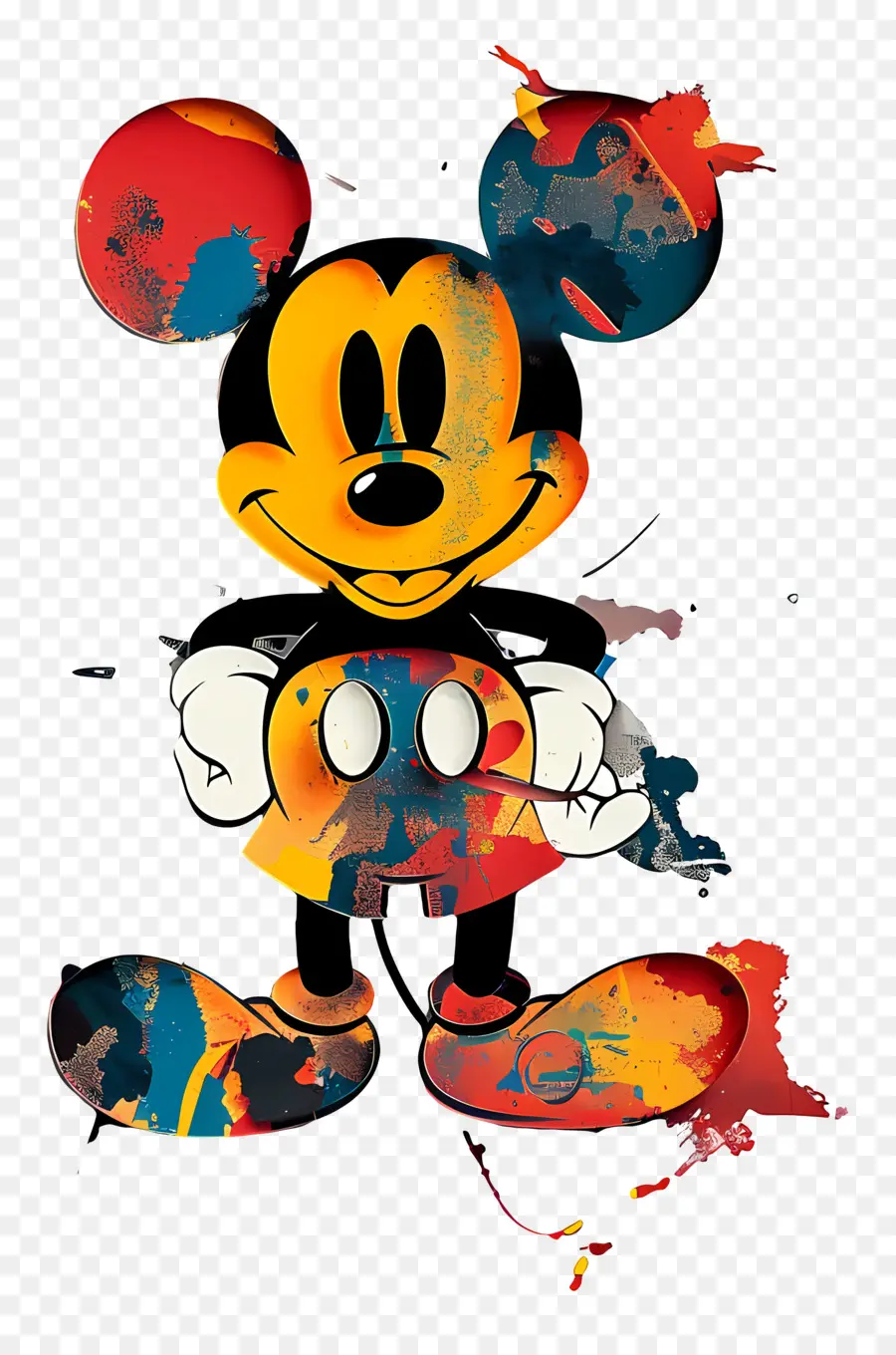 Mickey Mouse Silhueta，Mickey Mouse PNG