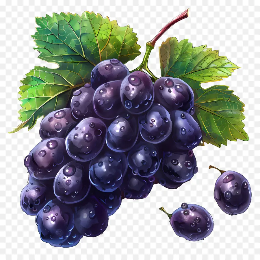 Uvas Animadas，Uvas PNG