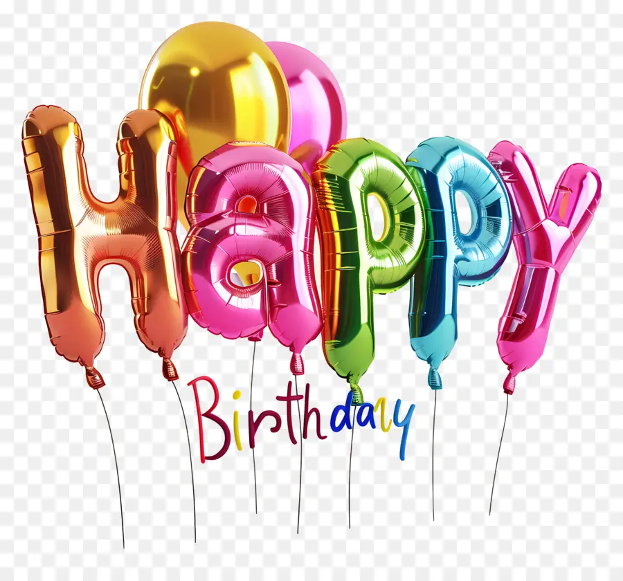 Feliz Aniversário，Balões PNG