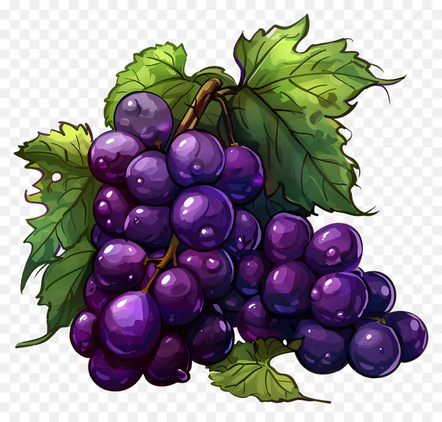 Uvas Animadas，Uvas PNG