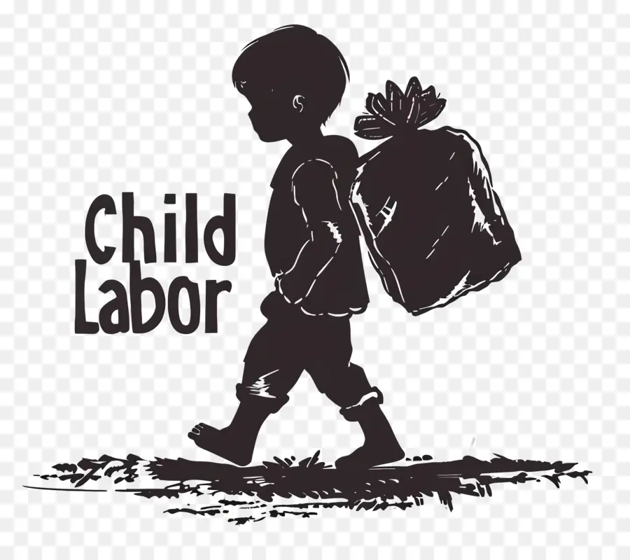 Dia Mundial Contra O Trabalho Infantil，Pessoa Silhueta PNG