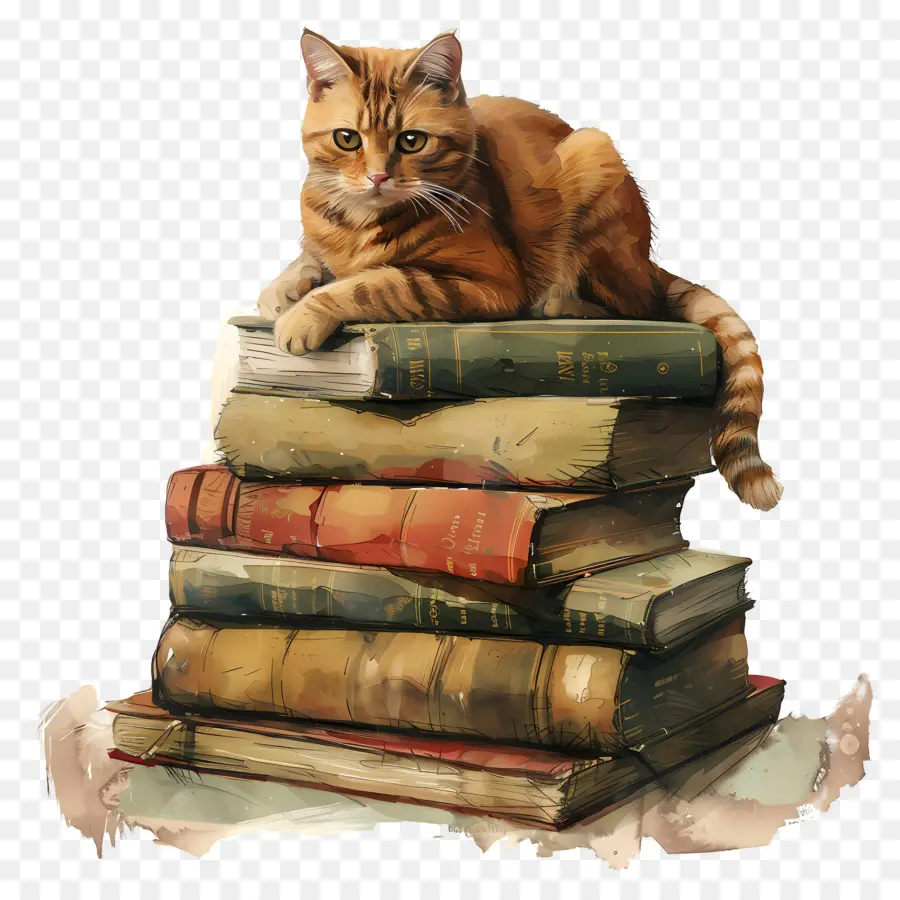 Gato Jardineiro，Gato Nos Livros PNG