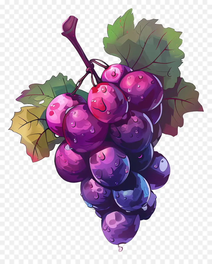 Uvas Animadas，Uvas PNG