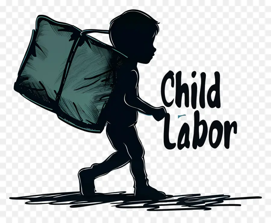 Dia Mundial Contra O Trabalho Infantil，Carga Pesada PNG