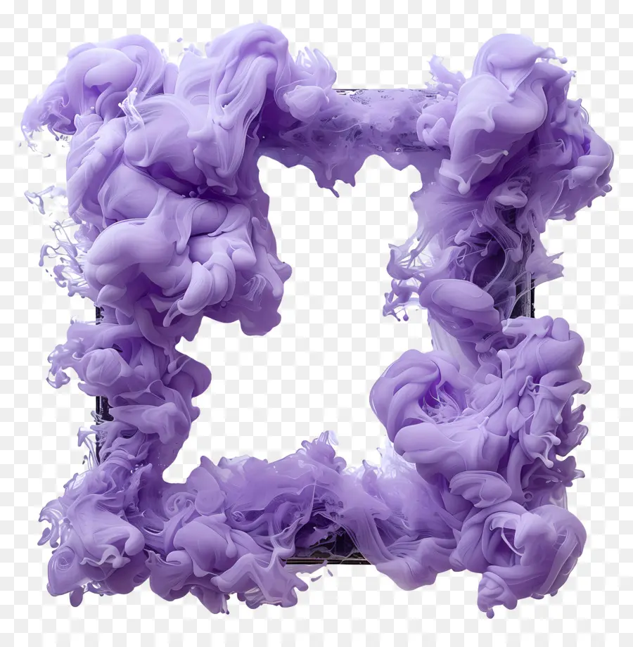 Quadro Fluzzy，Roxo PNG