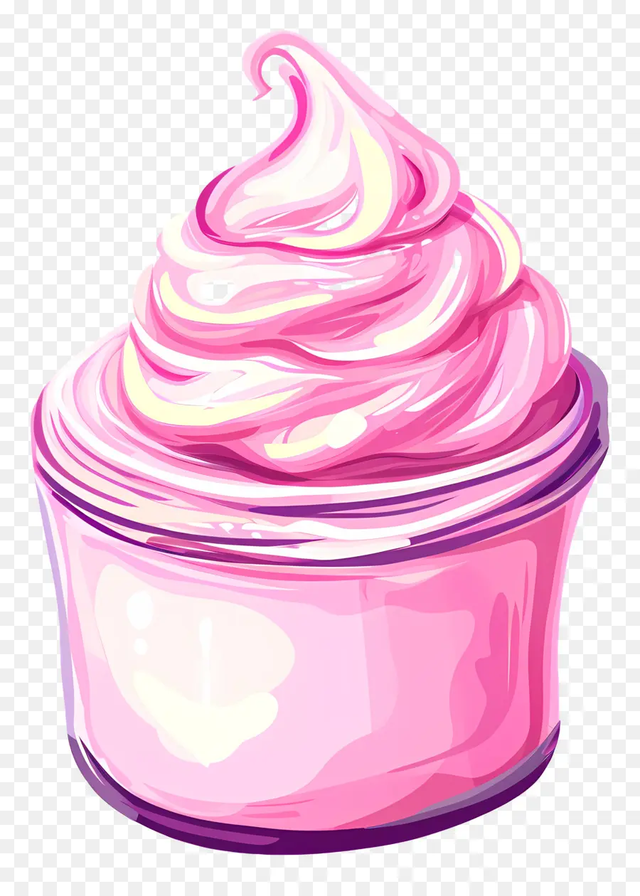 Creme，Creme Rosa Em Pote PNG