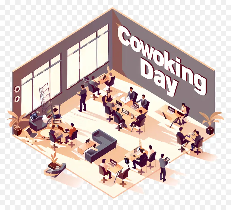 Dia Internacional Do Coworking，Sala De Reunião PNG