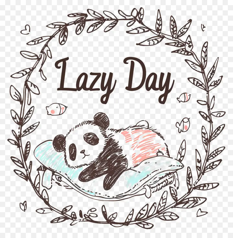 Dia Preguiçoso，Panda PNG