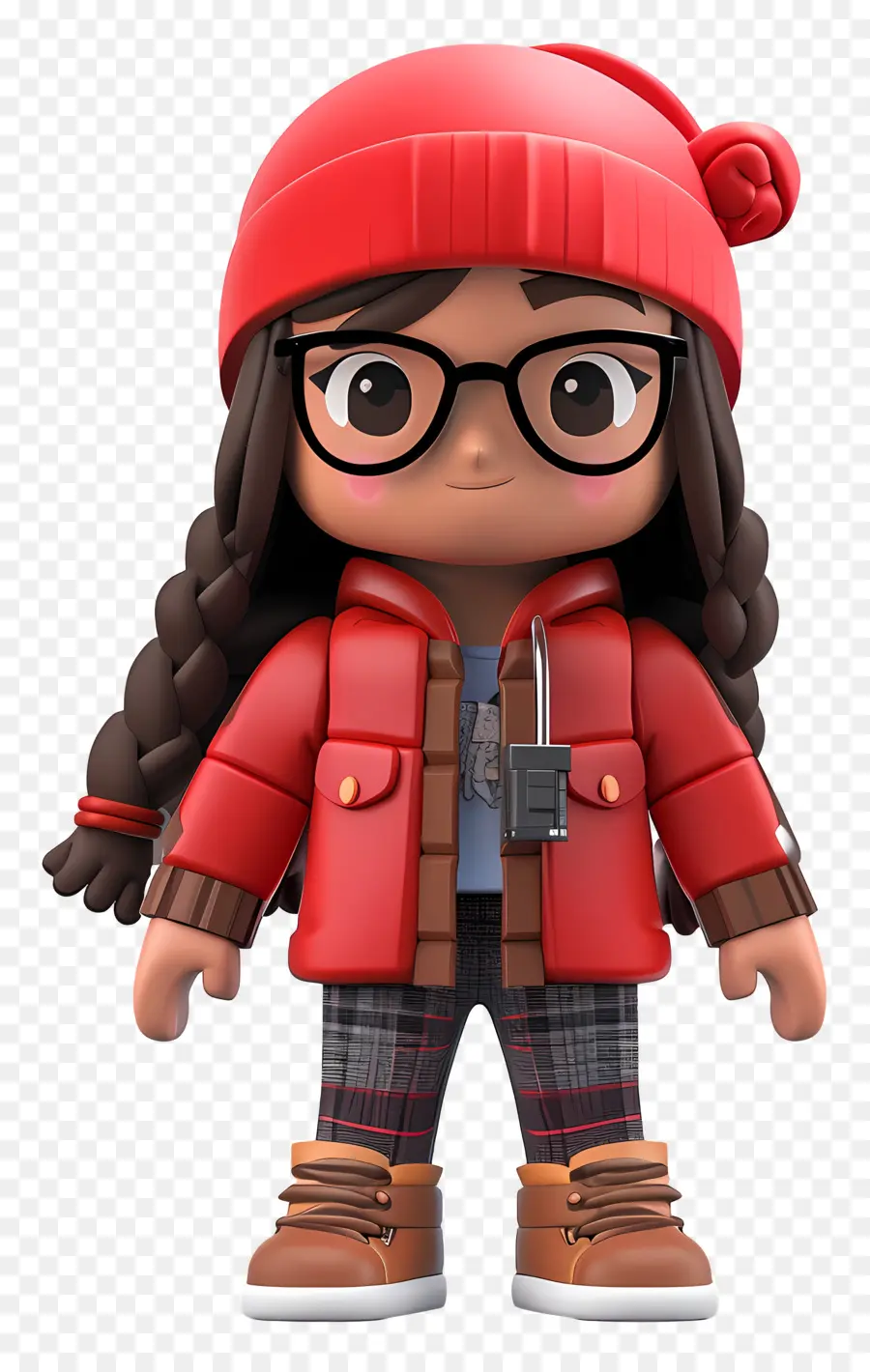 Garota Roblox，Garota Com Roupas De Inverno PNG