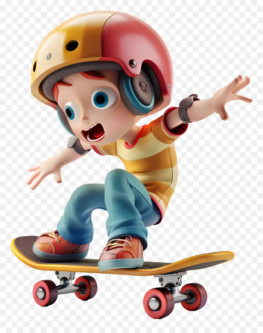 Skateboarding，Personagem De Desenho Animado PNG