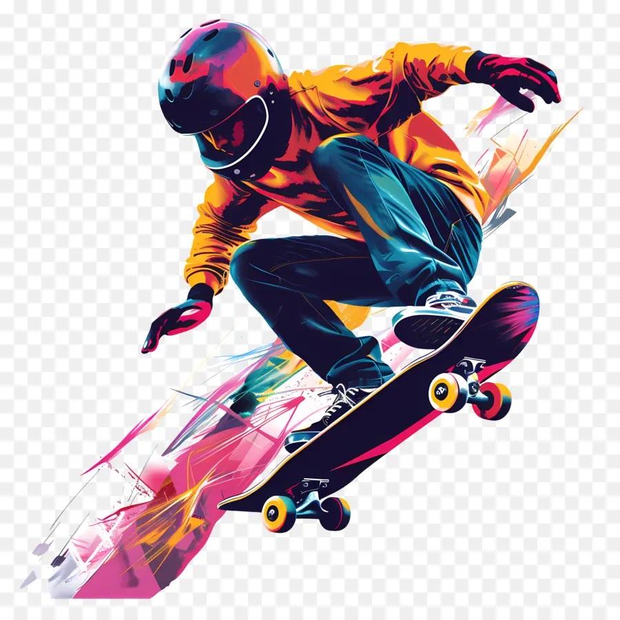 Skateboarding，Graffiti PNG