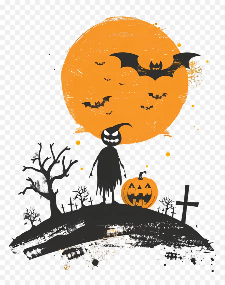 Dia Das Bruxas，Cena De Halloween PNG