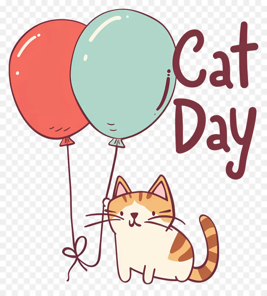 Internacional De Gato Dia，Gato Dos Desenhos Animados PNG