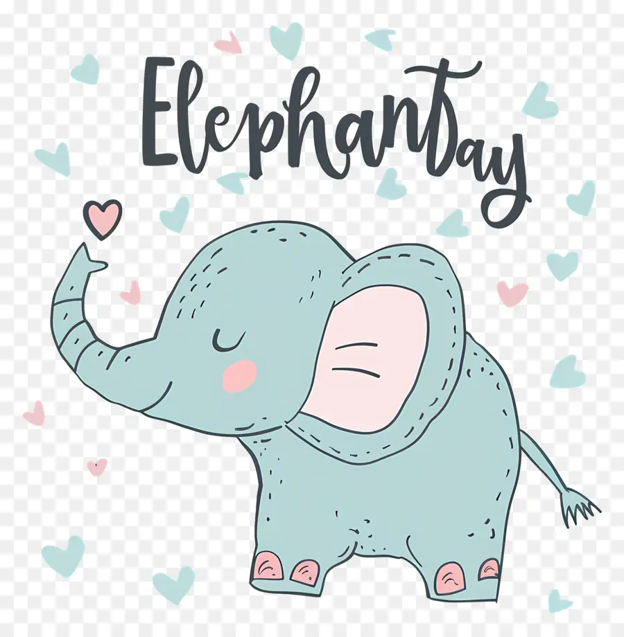 Dia Mundial Do Elefante，Elefante Fofo PNG