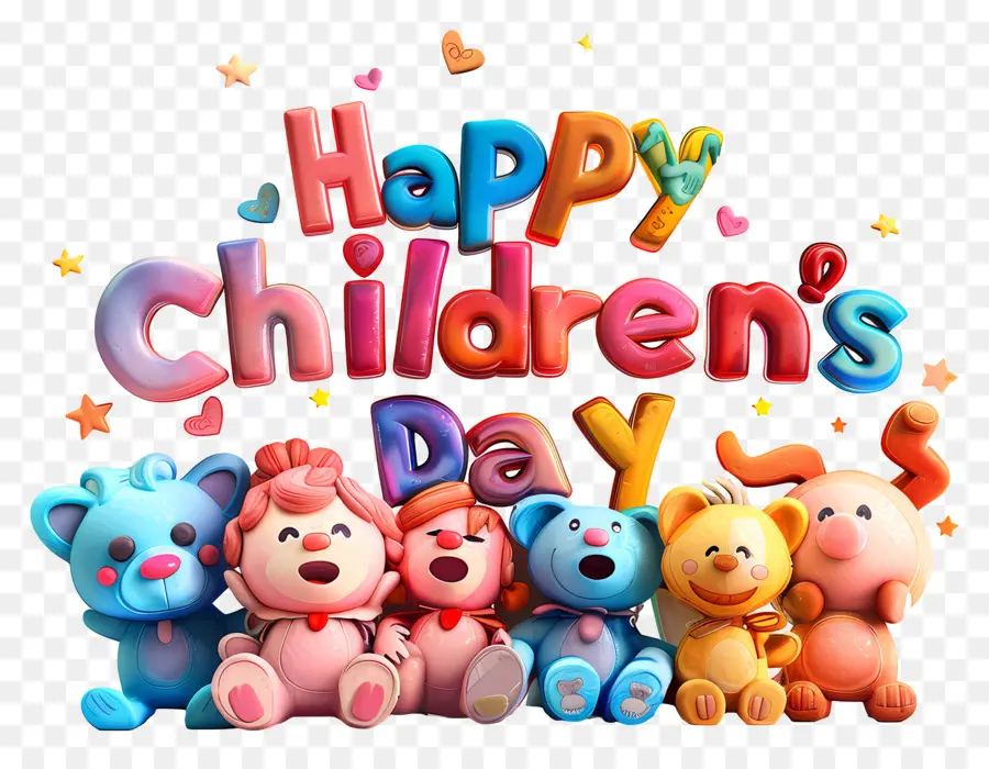Feliz Dia Das Crianças，Personagens Fofos Para Crianças PNG