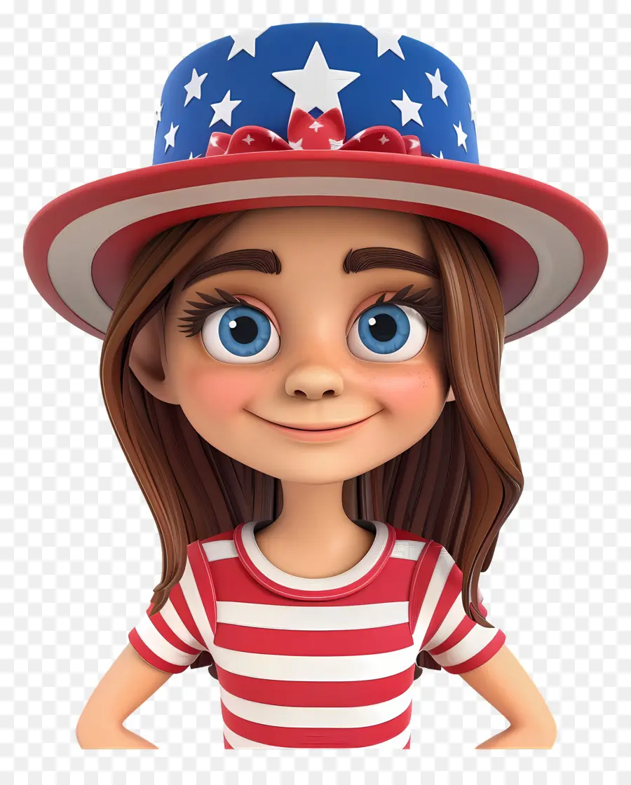 Dia Da Independência，Garota Patriótica PNG